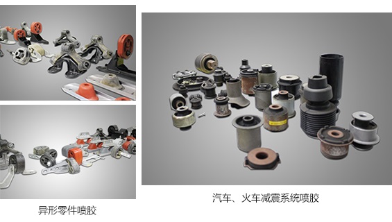 汽車零部件部品噴漆，噴膠生產(chǎn)線